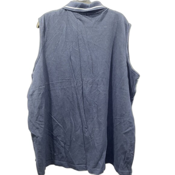 Vintage Disney Pooh Eeyore Sleeveless Polo Shirt Vest 26/28W Plus Size Navy 90s - Picture 3 of 5